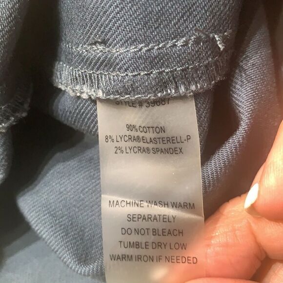 Soft Surroundings Leggings Pull on Metro Indigo size SP - Picture 8 of 8